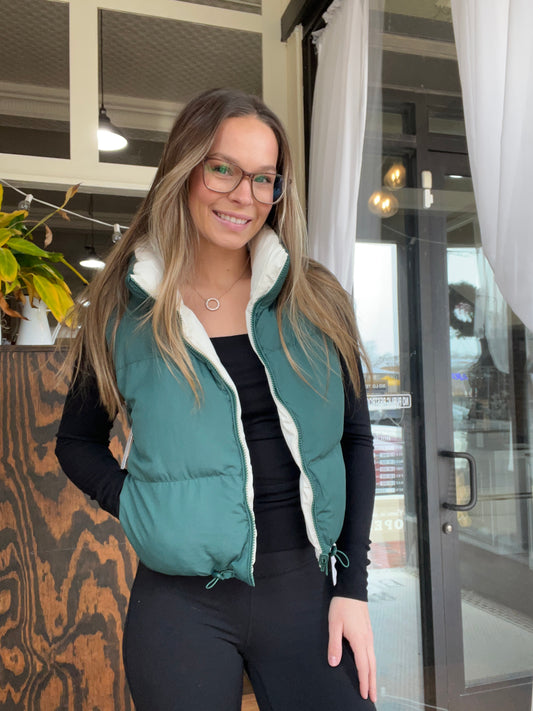 Reversible Cropped Vest