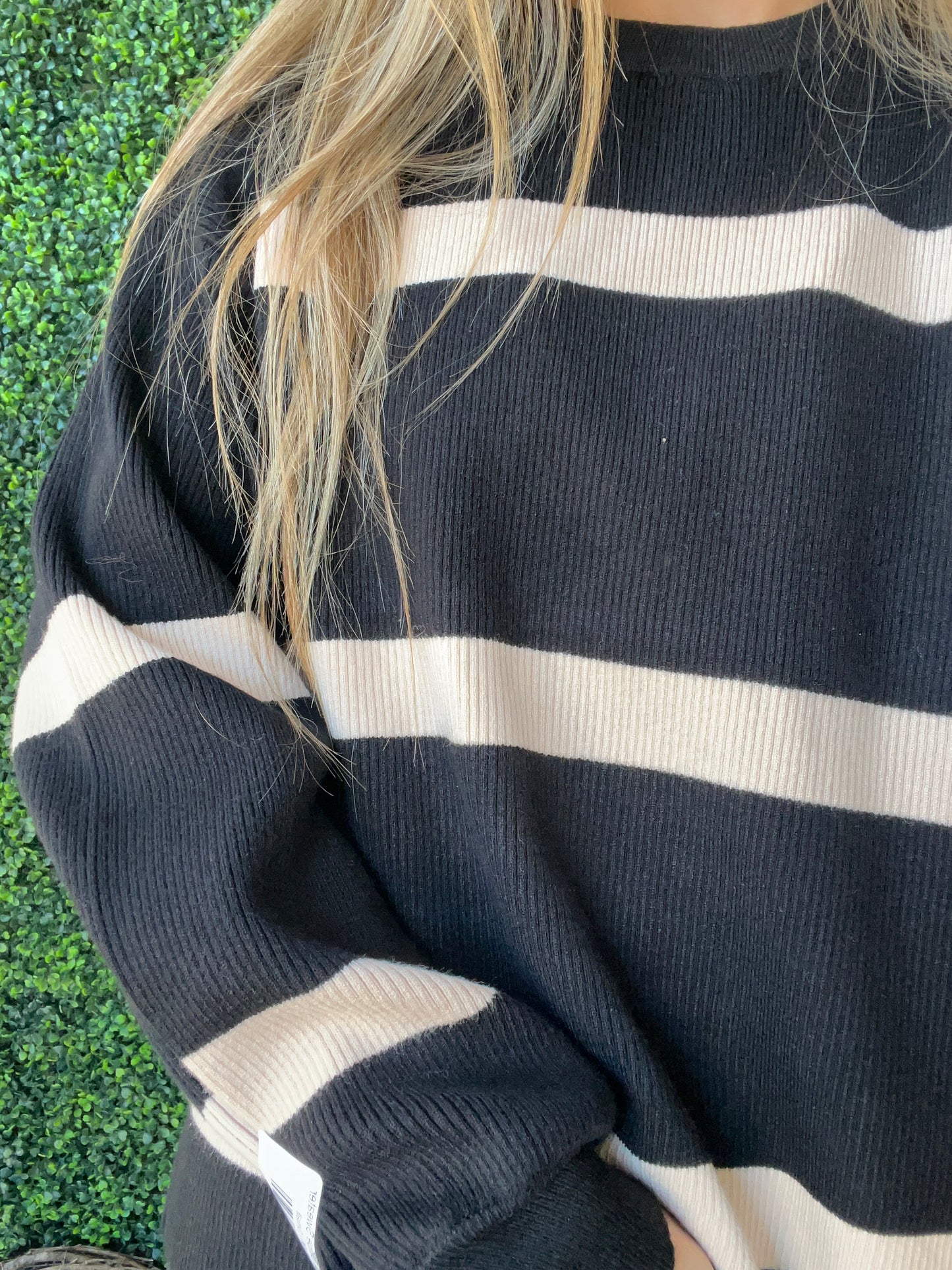 Wide Stripe Sweater