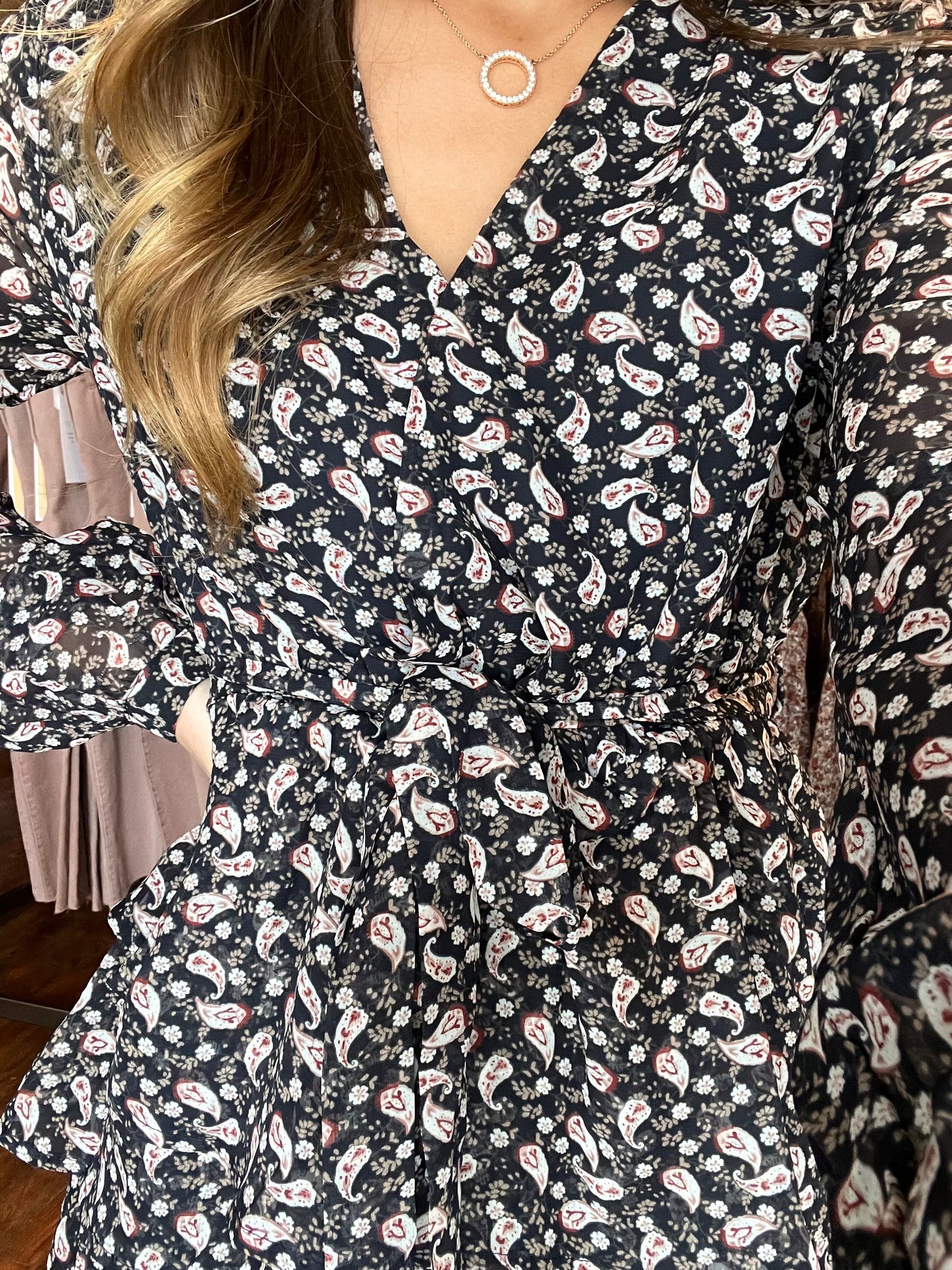 Paisley Mini Dress