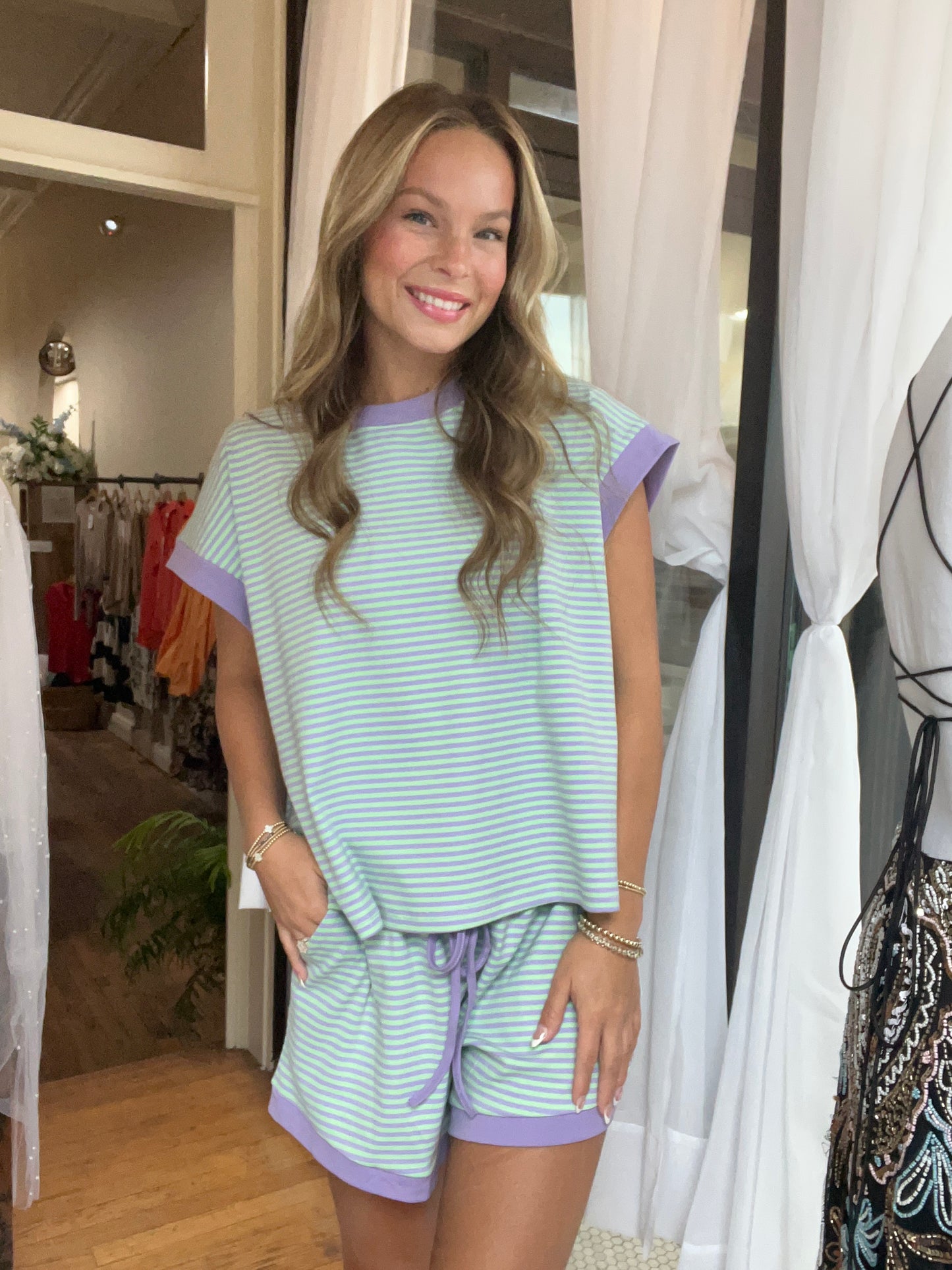 Stripe Lounge Set