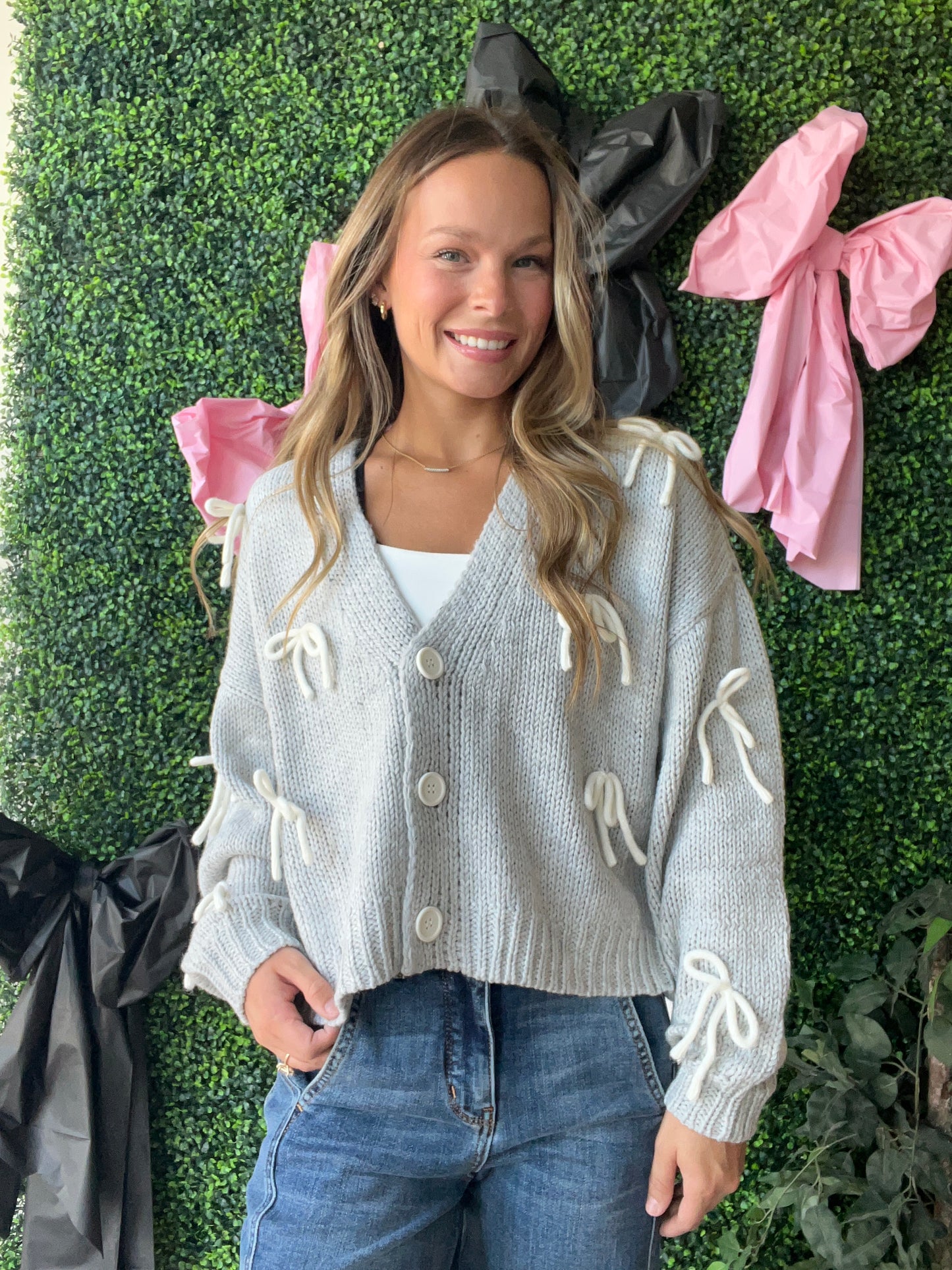 Bow Detail Cardigan