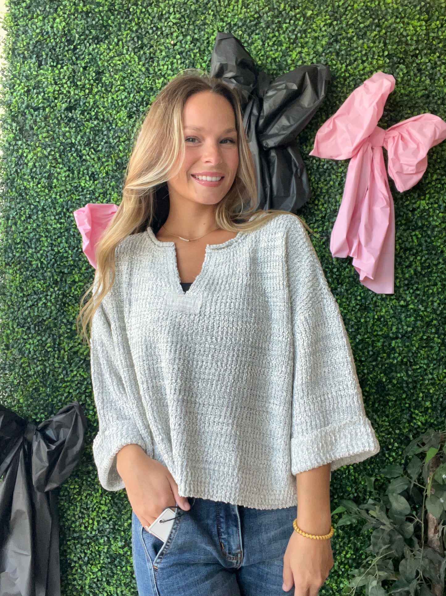 Front Slit Pullover