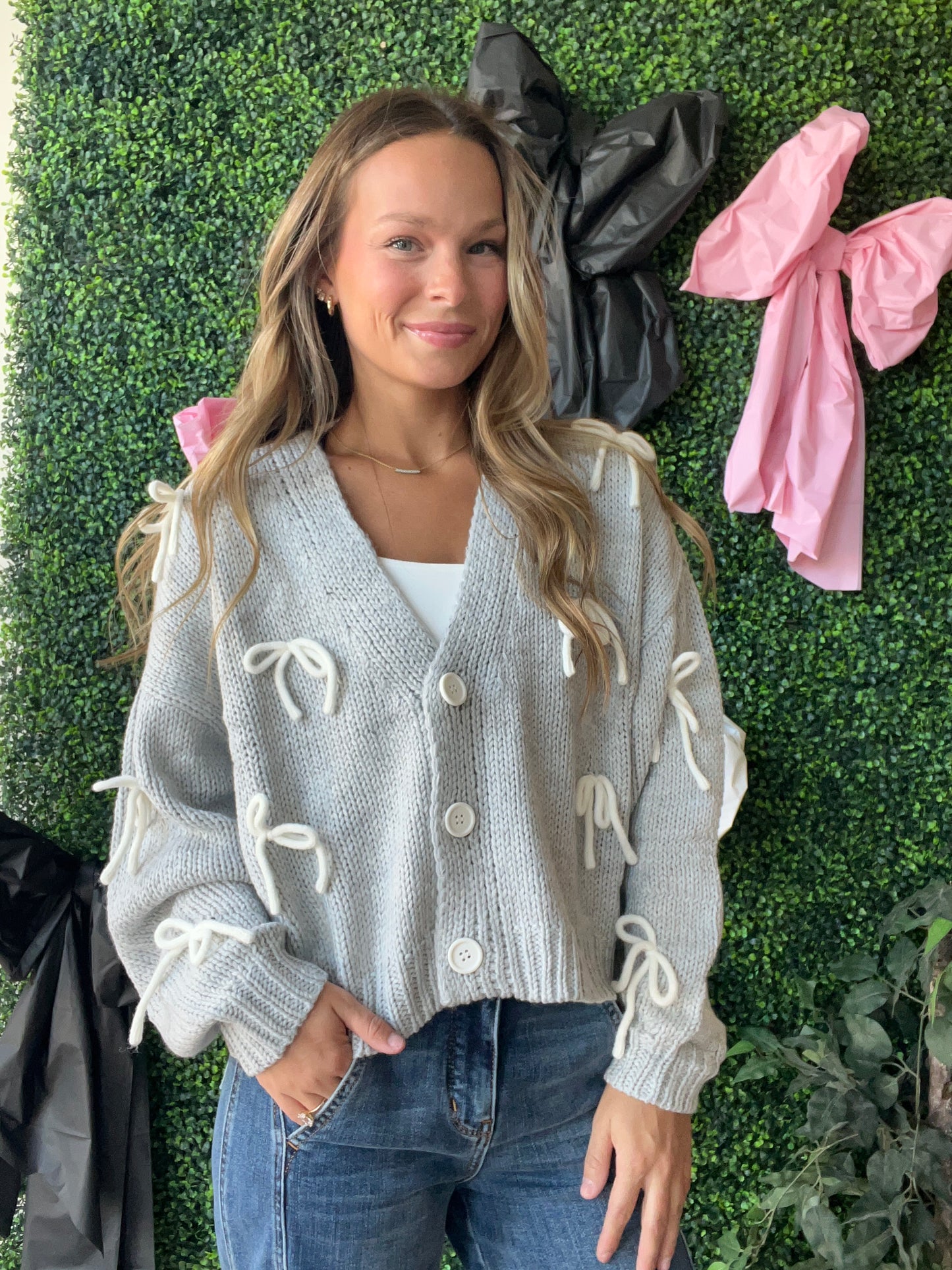 Bow Detail Cardigan