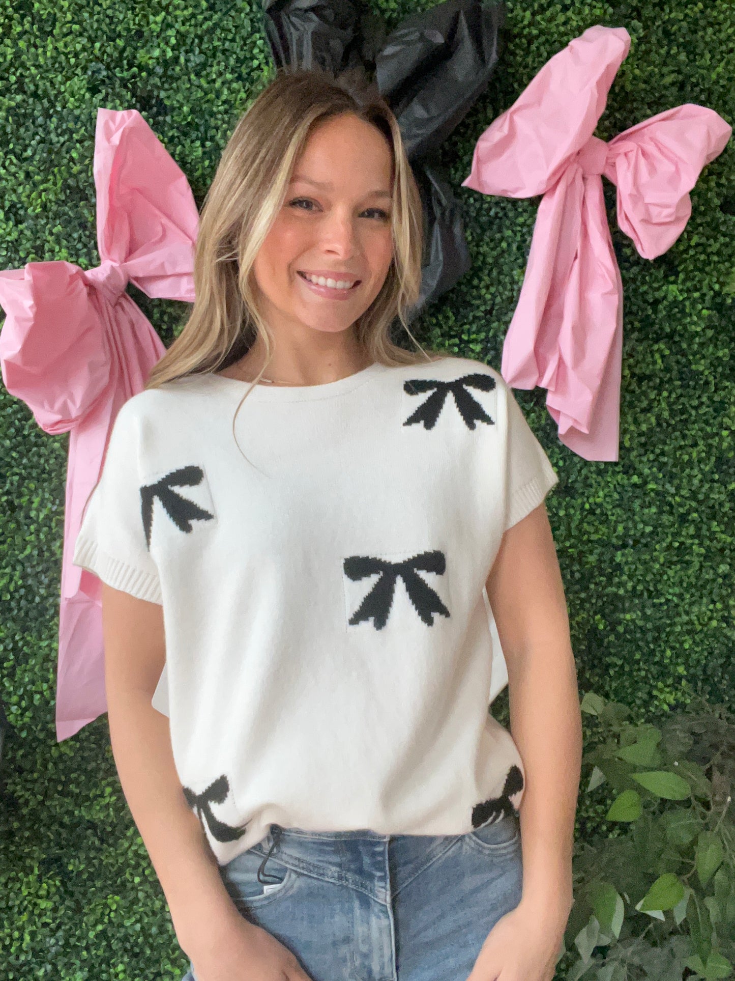 Bow Knit Top