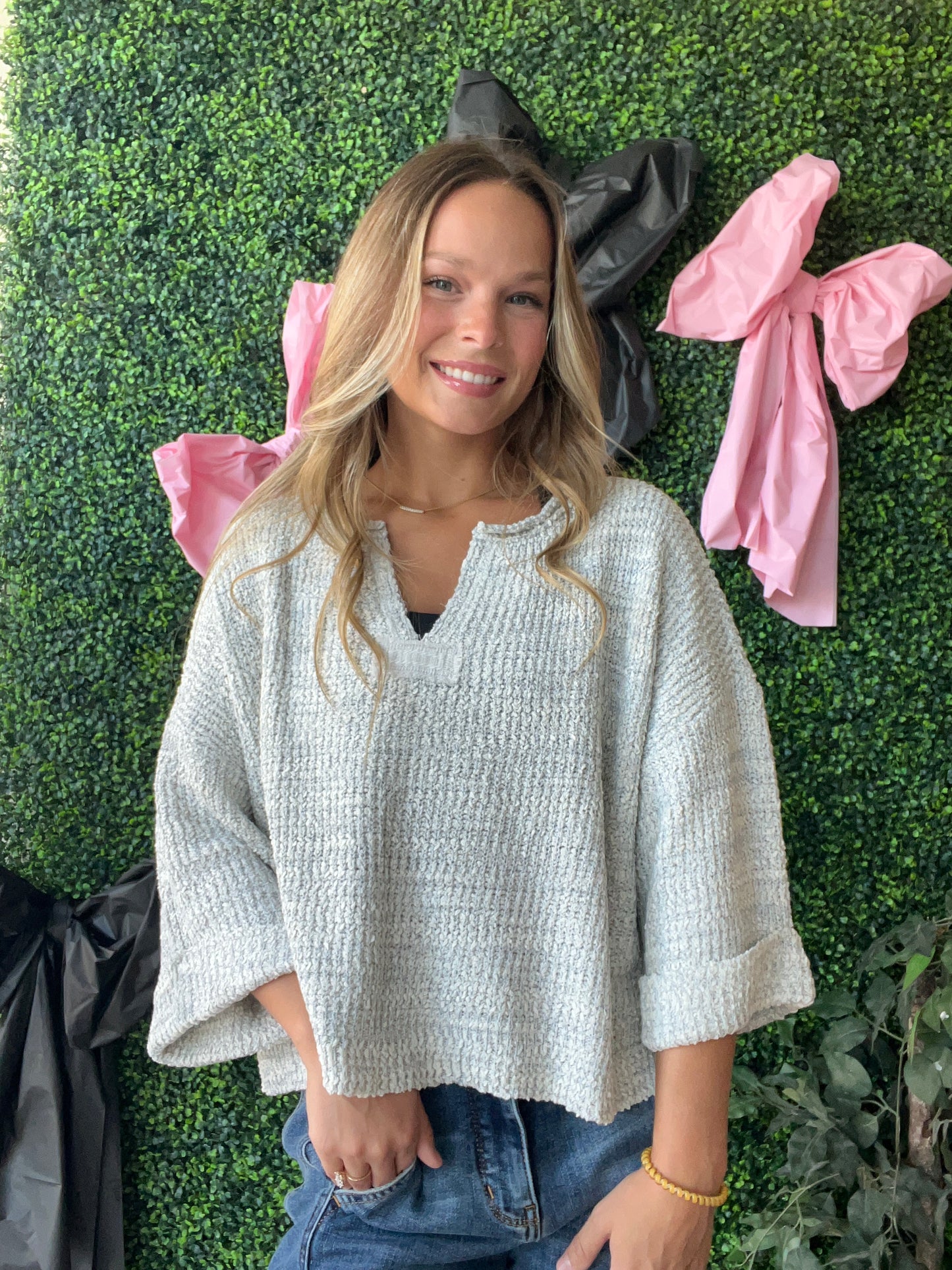 Front Slit Pullover