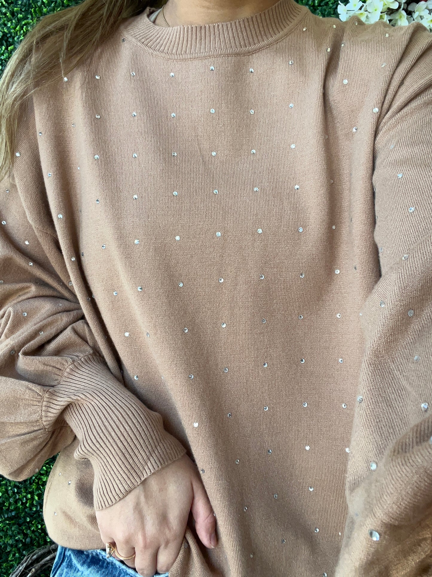 Studded Detail Sweater