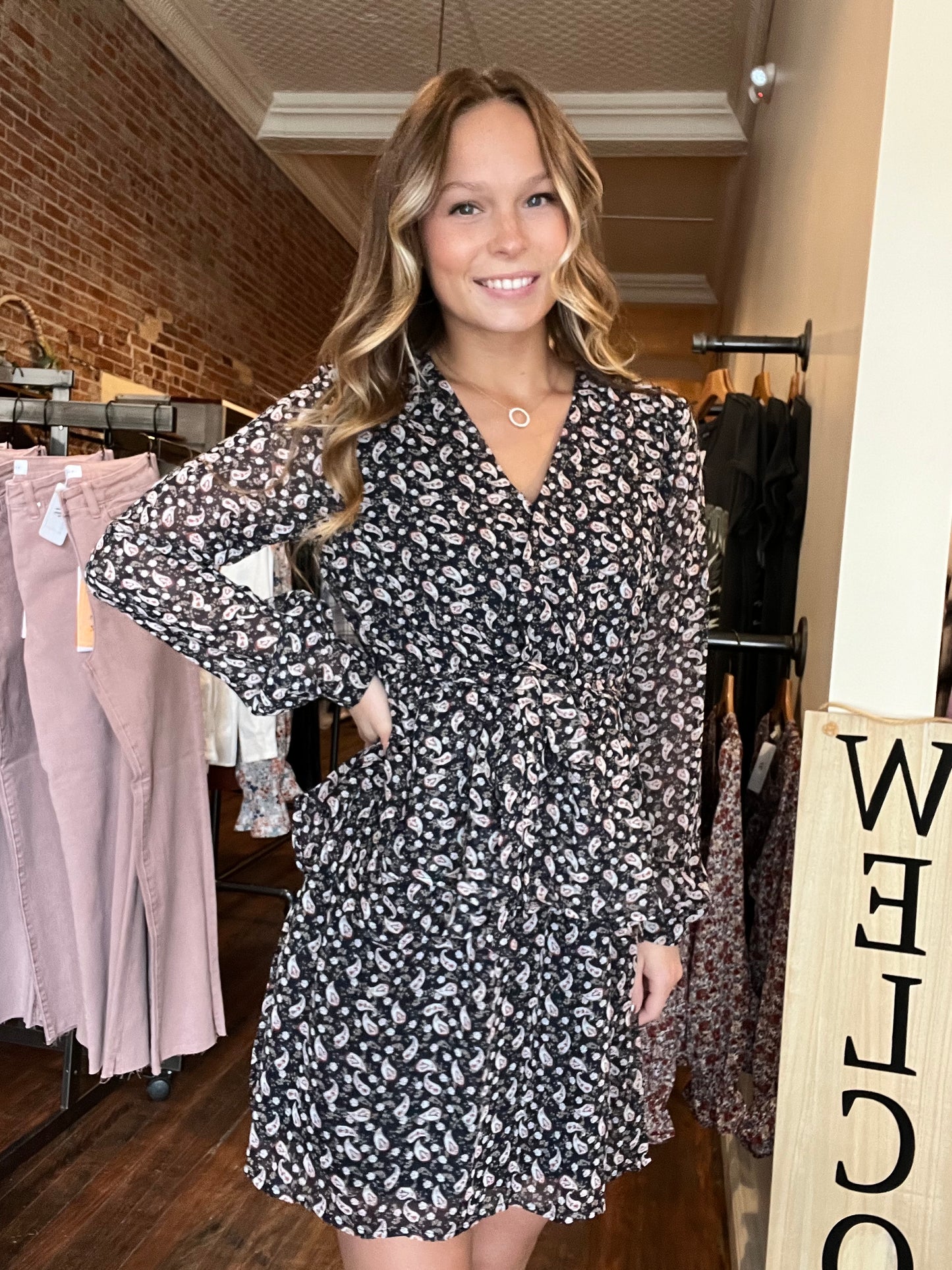 Paisley Mini Dress
