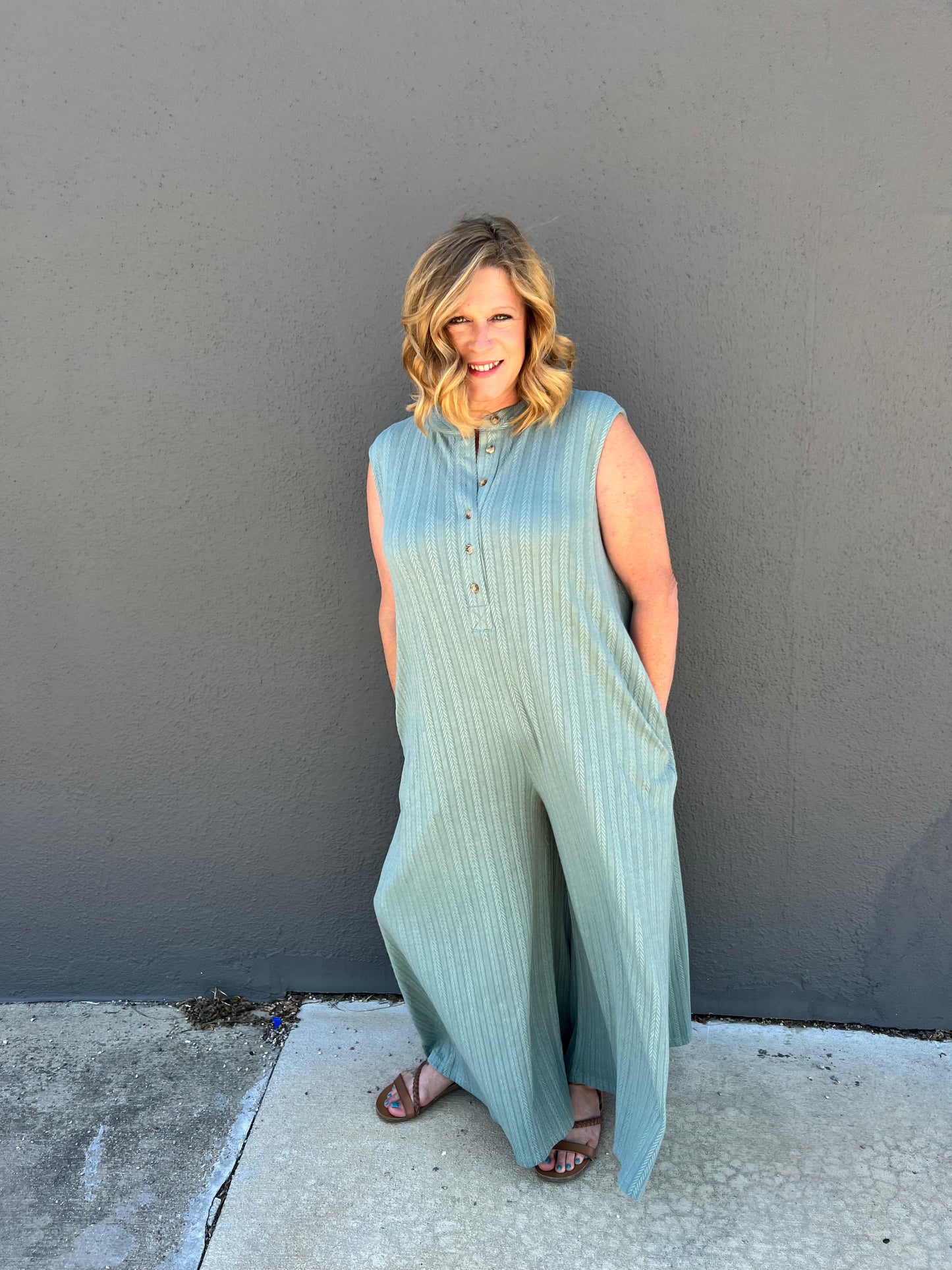 Textured Urban Jumpsuit