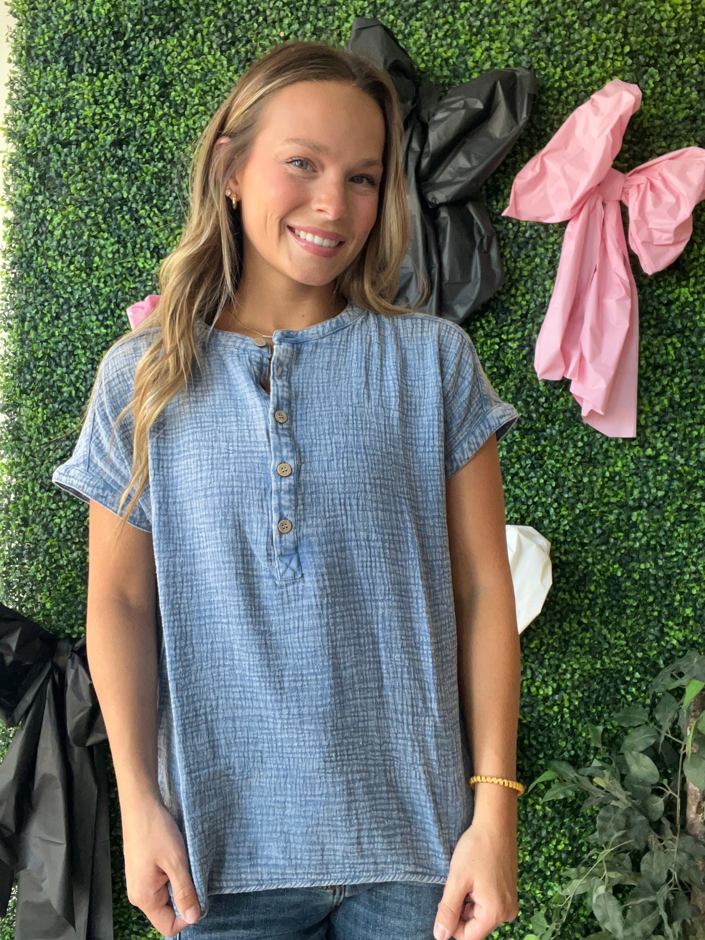 Chambray Top