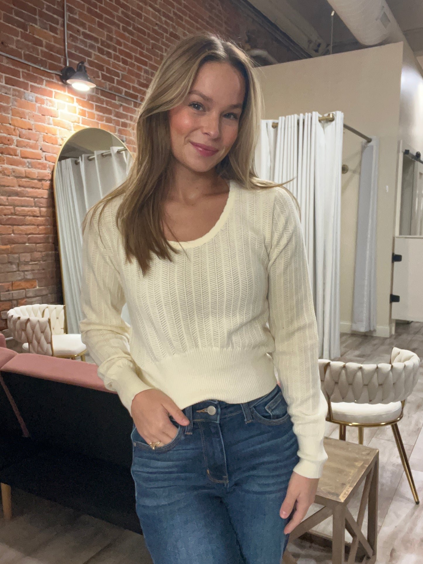 Ribbed Knit Top