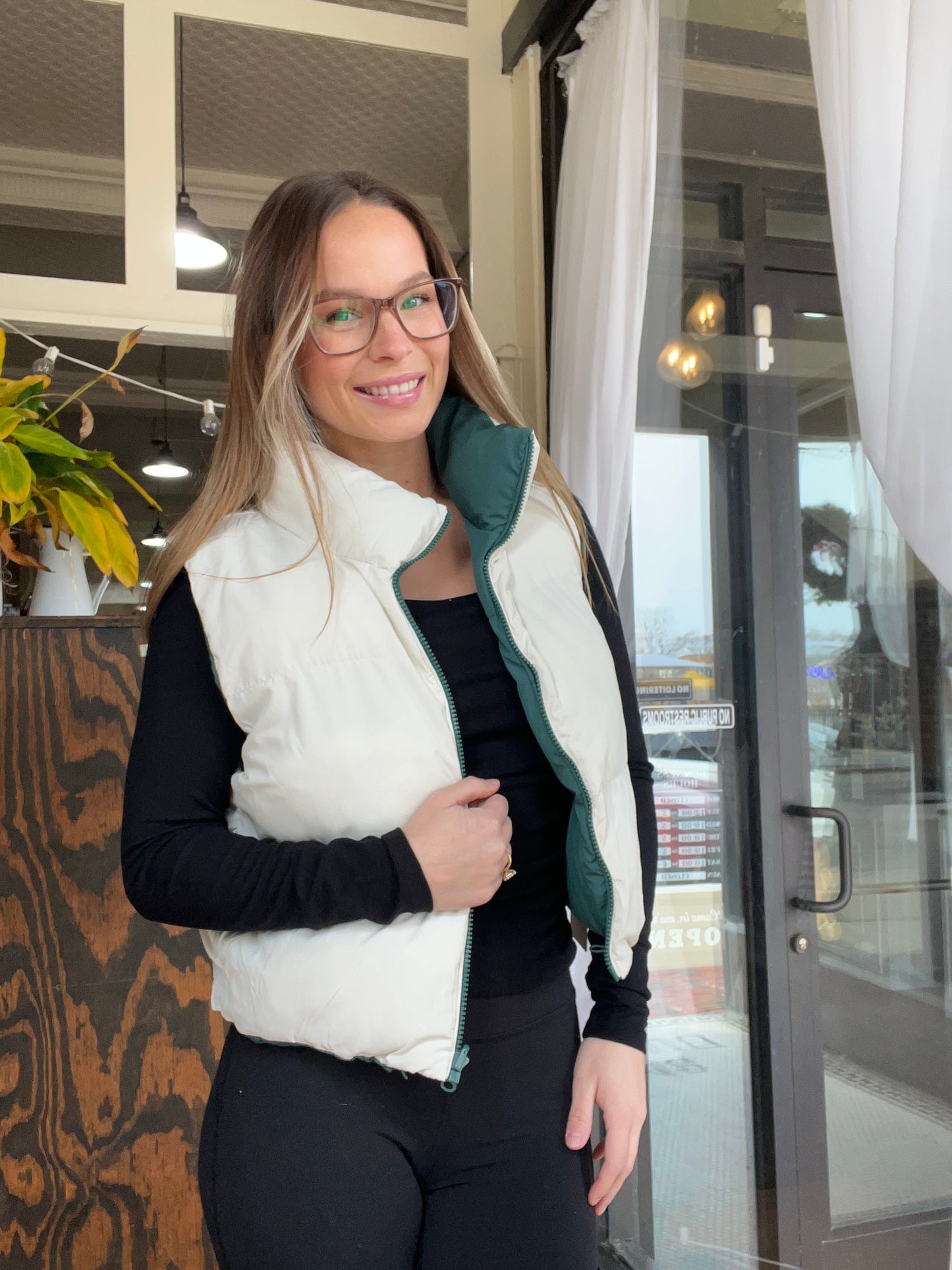 Reversible Cropped Vest