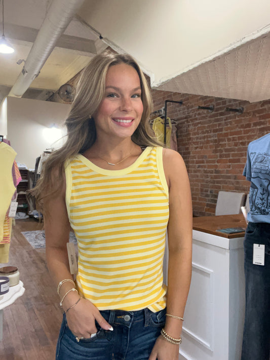 Yellow Stripe Tank