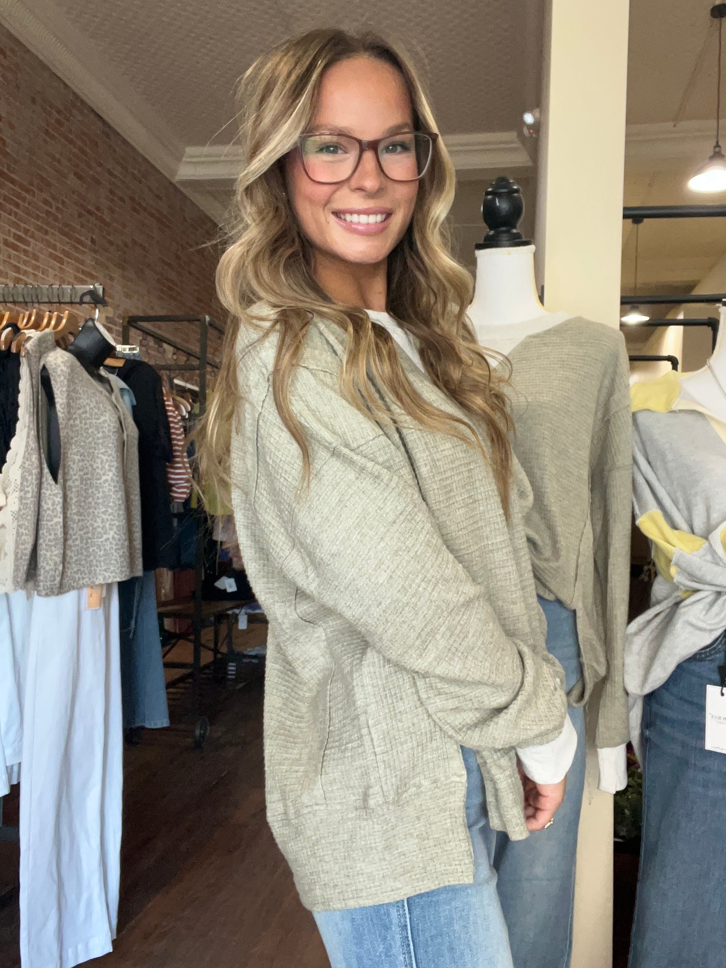 Brushed Oversized Pullover
