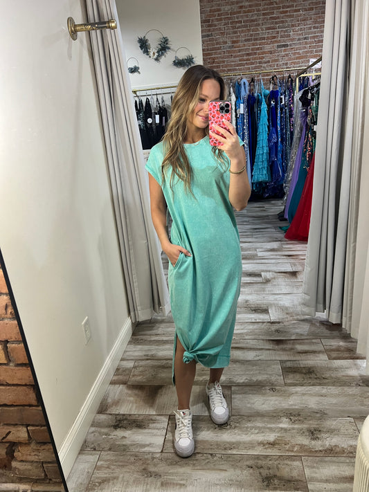 Mineral Washed Dress