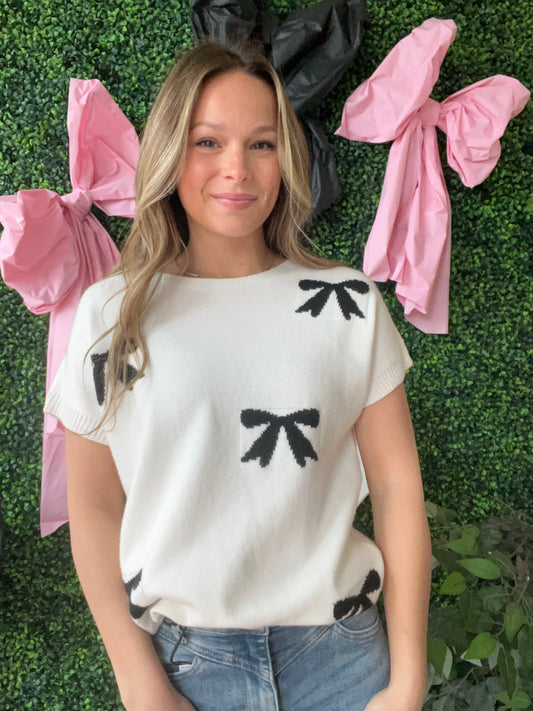 Bow Knit Top
