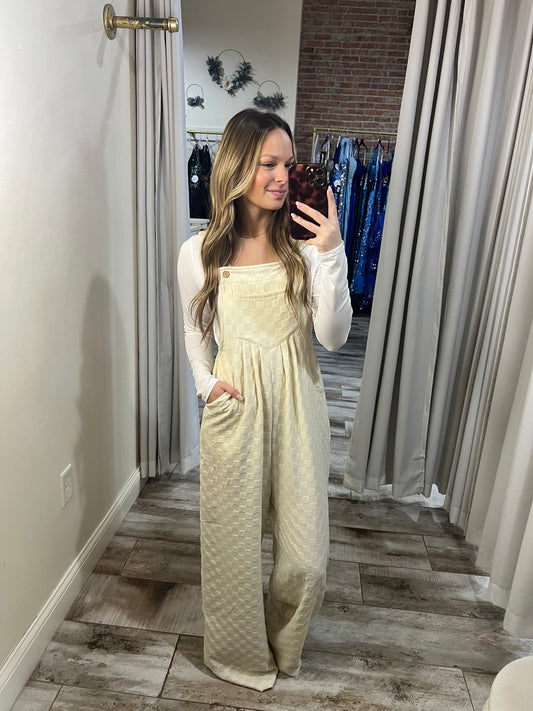 Checkered Overalls