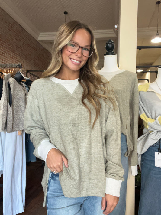 Brushed Oversized Pullover