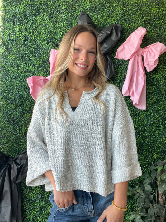 Front Slit Pullover