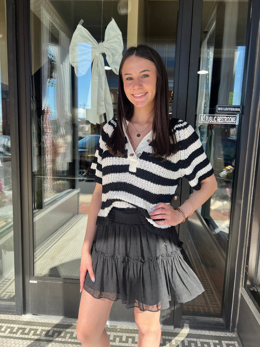 Swiss Dot Mini Skort